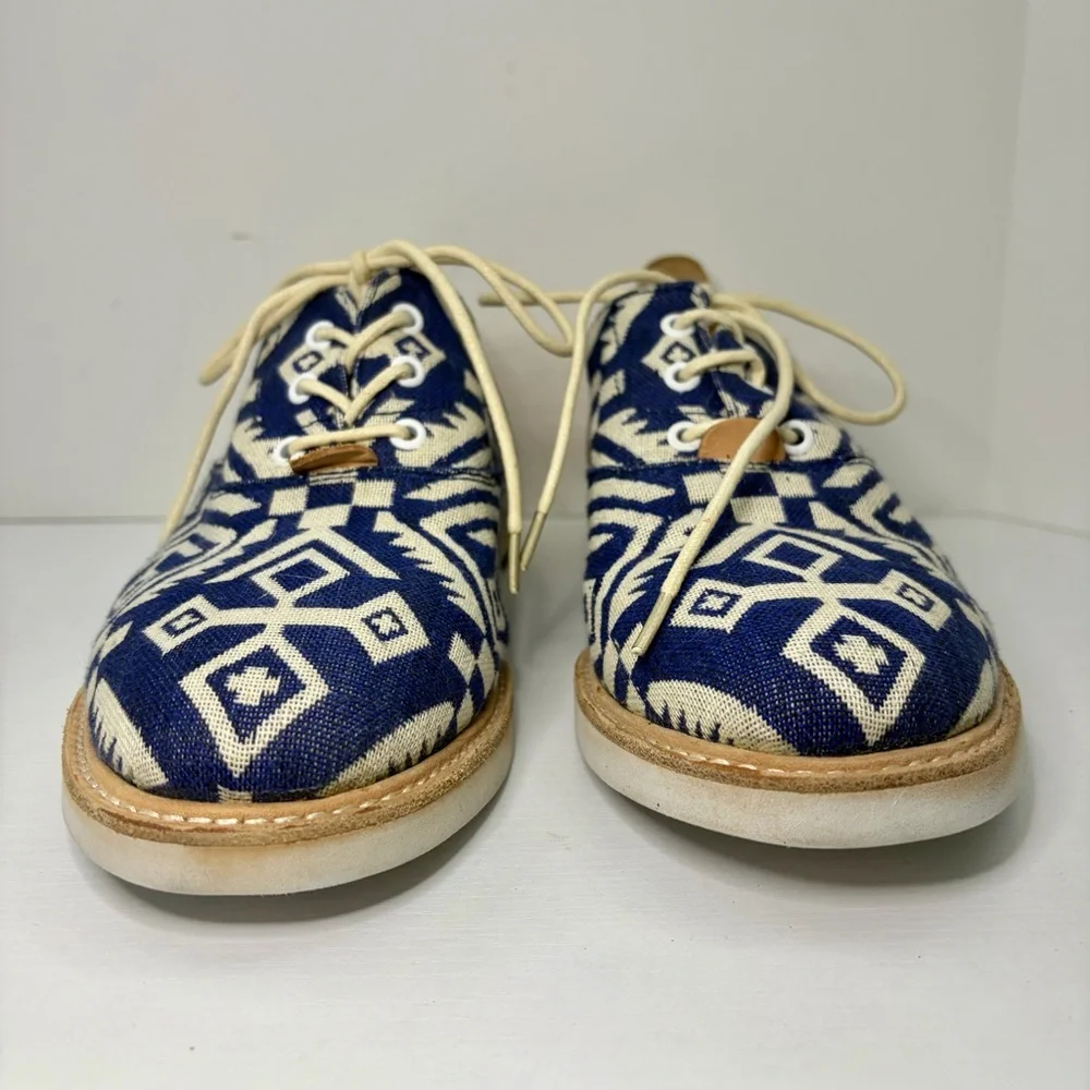 Thoroughcraft TCG Mohawk Blue Hampton Lace-Up Shoes Size 40